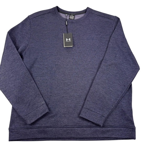 Under Armour Other - Under Armour Storm SweaterFleece Mens 2XL Blue Pullover Golf Sweatshirt 1373675